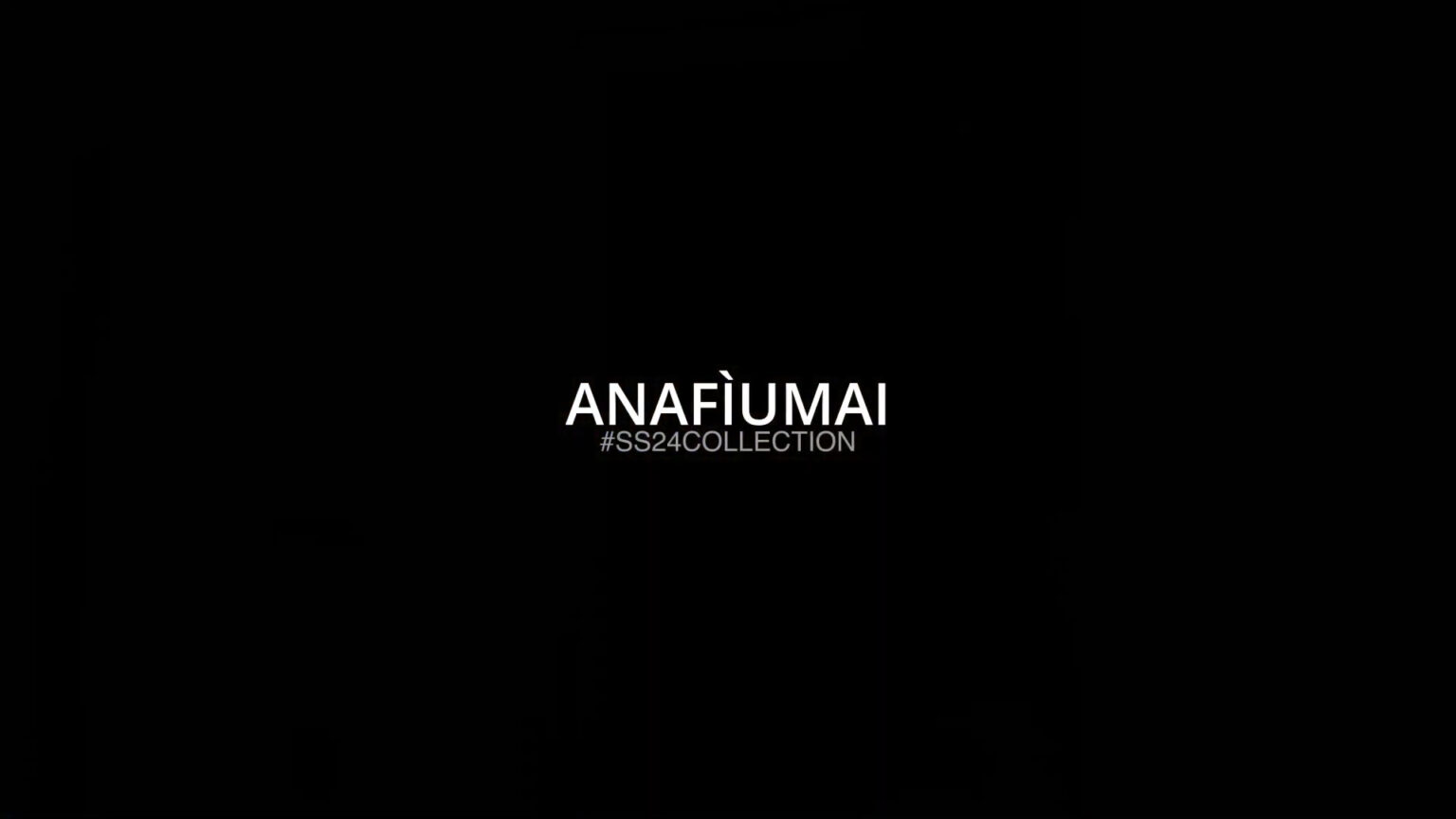 SS24 anafiumaicollection - copertina
